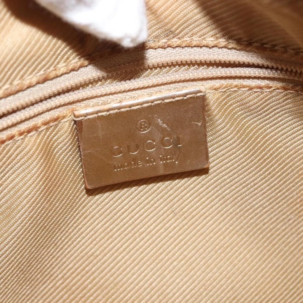 GUCCI GG Canvas Hand Bag Peppermint Gold 000 0852 Auth 146975 - Picture 11 of 16